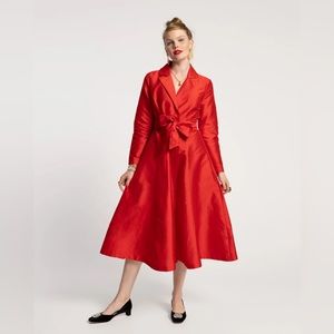 Frances Valentine - Lucille Wrap Dress Scarlet